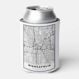 Rafraîchisseur Pour Canette Carte de Minneapolis