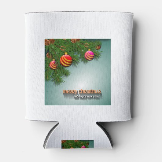 Rafraîchisseur Pour Canette Carte de Noël (Devant)