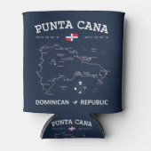 Rafraîchisseur Pour Canette Carte de Punta Cana (Devant)