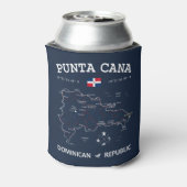 Rafraîchisseur Pour Canette Carte de Punta Cana (Can Dos)