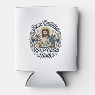 Rafraîchisseur Pour Canette Carte de réponse à l'invitation de Jésus Foi Invit