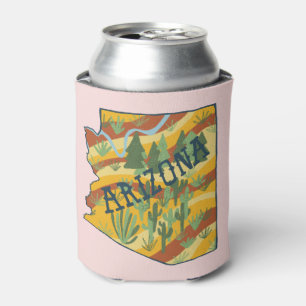Rafraîchisseur Pour Canette Carte illustrée de l'État de l'Arizona