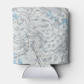 Rafraîchisseur Pour Canette Carte météorologique nationale (Dos)