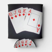 Rafraîchisseur Pour Canette Cartes de Poker Diamond Strush, (Devant)