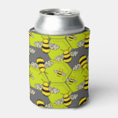 Rafraîchisseur Pour Canette Carton Bee Hive gris vert (Can devant)