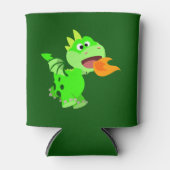 Rafraîchisseur Pour Canette Cartoon Bébé Dragon Bébé à crache feu mignon (Devant)