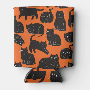 Rafraîchisseur Pour Canette Cartoon Chats Motif tiré à la main