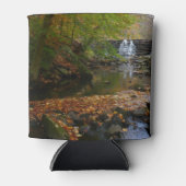 Rafraîchisseur Pour Canette Cascade automnale et Creek Pennsylvania Nature (Devant)