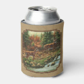 Rafraîchisseur Pour Canette Cascade de cerfs et de ruisseaux Tan (Can devant)