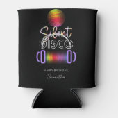 Rafraîchisseur Pour Canette Casques Disco Neon Silencieux Fête d'Anniversaire  (Devant)