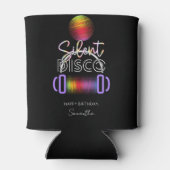 Rafraîchisseur Pour Canette Casques Disco Neon Silencieux Fête d'Anniversaire  (Dos)