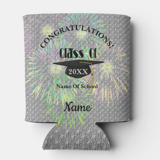 Rafraîchisseur Pour Canette Casquette Et Tassel Personnalisés (Dos)