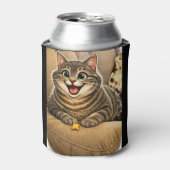 Rafraîchisseur Pour Canette Cat caricature (Can devant)