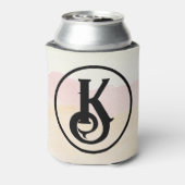 Rafraîchisseur Pour Canette Cat Silhouette Heart Split Monogram (Can Dos)