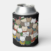 Rafraîchisseur Pour Canette Cats for Palestine – Kawaii Cats for Justice (Can devant)