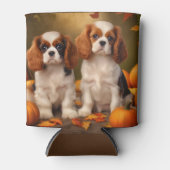 Rafraîchisseur Pour Canette Cavalier King Charles Spaniel Chiot Citrouille d'a (Devant)
