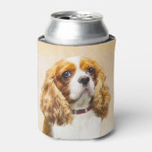 Rafraîchisseur Pour Canette Cavalier King Charles Spaniel Peinture originale (Can devant)