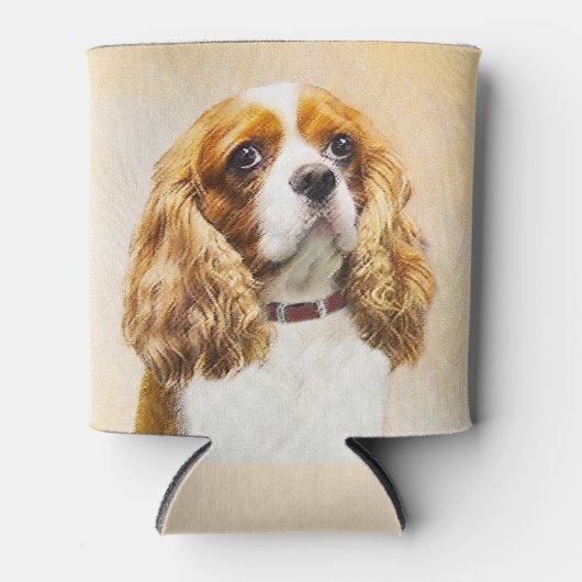 Rafraîchisseur Pour Canette Cavalier King Charles Spaniel Peinture originale (Devant)
