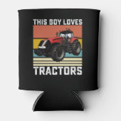 Rafraîchisseur Pour Canette Ce Garçon aime les tracteurs (Devant)