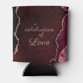 Rafraîchisseur Pour Canette Célébration de l'amour Mariage d'âge de Bourgogne (Devant)