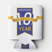 Rafraîchisseur Pour Canette Célébration de l'année du 10e anniversaire (Dos)