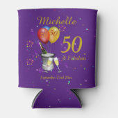 Rafraîchisseur Pour Canette Célébration du 50e anniversaire Purple (Devant)