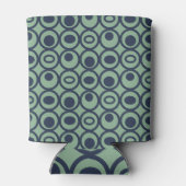 Rafraîchisseur Pour Canette Cercles bleus en cercles (Dos)