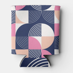 Rafraîchisseur Pour Canette Cercles graphiques Vintage Motif sans couture