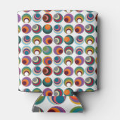 Rafraîchisseur Pour Canette Cercles modernes du milieu du siècle (Dos)