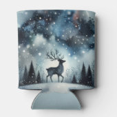 Rafraîchisseur Pour Canette Cerf de Nuit d'Hiver Étoilé (Dos)