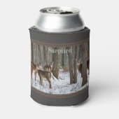 Rafraîchisseur Pour Canette Cerfs et Pinecones d'hiver (Can Dos)