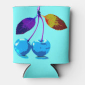 Rafraîchisseur Pour Canette Cerises bleues vives (Devant)