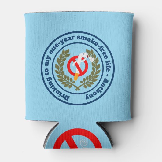 Rafraîchisseur Pour Canette Cessez de fumer - récompense de jalon (Devant)