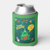 Rafraîchisseur Pour Canette C'est enfin mon anniversaire 29 février Confetti d (Can devant)