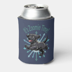 Rafraîchisseur Pour Canette C'est le temps Zoomie Black Lab