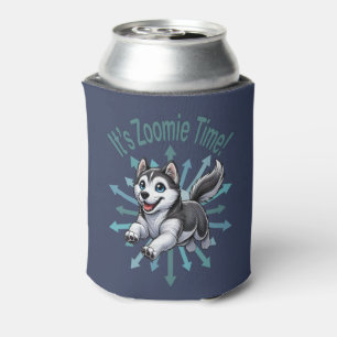 Rafraîchisseur Pour Canette C'est l'heure de Zoomie Husky