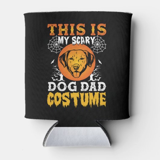 Rafraîchisseur Pour Canette C'est mon costume de papa chien effrayant (Devant)