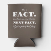 Rafraîchisseur Pour Canette C'est un fait | Groomsman Funny Proposition Brown (Devant)