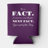 Rafraîchisseur Pour Canette C'est un fait | Groomsman Funny Proposition Violet (Devant)