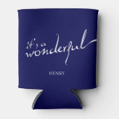 Rafraîchisseur Pour Canette C'est une Vie Merveilleuse, Fête (Devant)