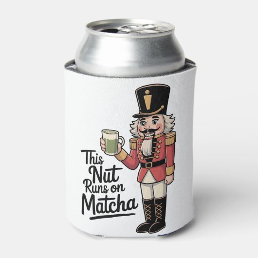 Rafraîchisseur Pour Canette Cette noix tourne sur Matcha Christmas Nutcracker (Can devant)