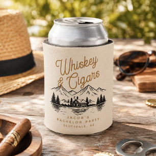Rafraîchisseur Pour Canette Chalet pour enterrement de vie de garçon Whisky & 