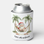 Rafraîchisseur Pour Canette Chaleur avec mes Gnomies Père Noël Gnomie Hammock (Can devant)