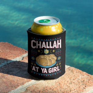 Rafraîchisseur Pour Canette Challah À Ta Fille Drôle De Nourriture Hanukkah Ch