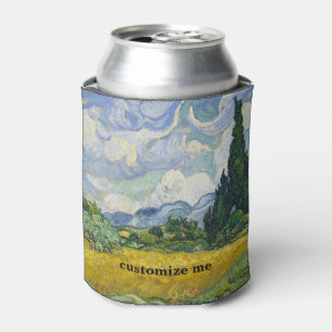 Rafraîchisseur Pour Canette Champ de blé Vincent Van Gogh avec Cyprès sur me