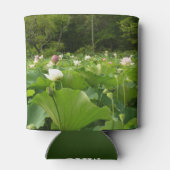 Rafraîchisseur Pour Canette Champ de fleurs de Lotus Jardin d'été (Dos)