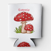 Rafraîchisseur Pour Canette Champignons Amanita Rouge Thunder_Cove (Devant)