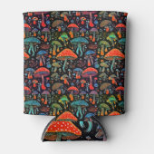 Rafraîchisseur Pour Canette Champignons magiques bioluminescents (Devant)