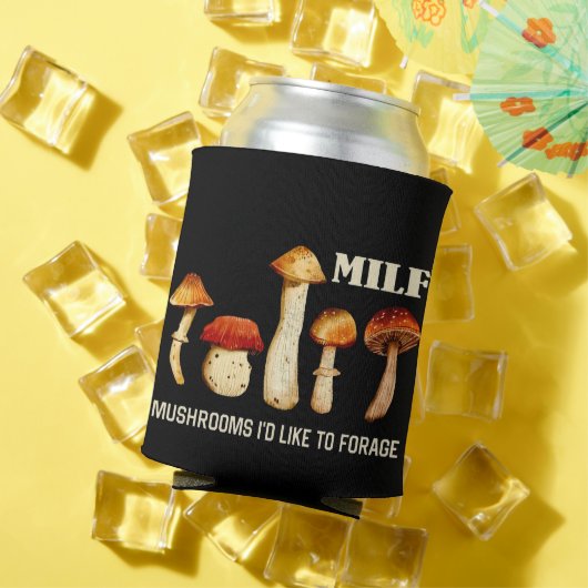 Rafraîchisseur Pour Canette Champignons Milfs J'Aimerais Fourrer, Champignons  (Été in situ)