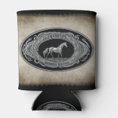 Rafraîchisseur Pour Canette Champion Barrel Racing Rodéo Pays Ouest (Dos)